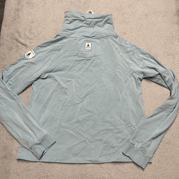 Wanakome Sweatshirt Womens XS Blue Outdoor Mock Neck Pullover - Picture 3 of 11